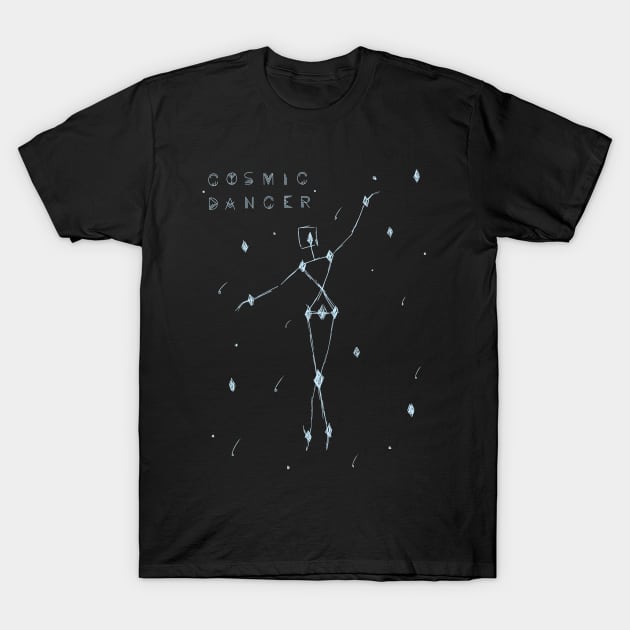 Cosmic Dancer 1st Print T-Shirt by shawnison